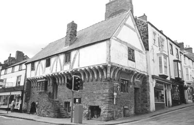 The 14th-century Aberconwy House in Conwy.