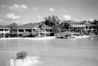 Saltwater lagoon at Plantation Bay Resort, Mactan Island.