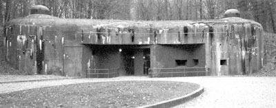 The entrance to Schoenenbourg fortress, located about 15 miles north of Strasbourg, France. It is one of the largest and best-preserved forts on the Maginot Line. Photo: Koefed