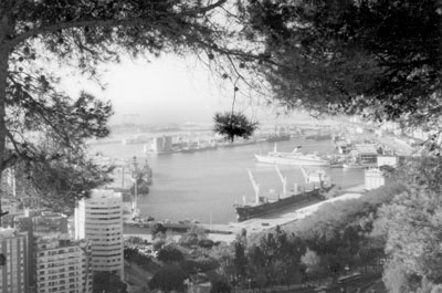 The harbor in Málaga, Spain, easily accessible by bus from Torremolinos. Photo: Baffa