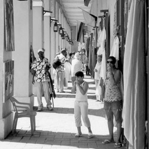 This popular arcade in Cartagena is lined with shops which were formerly prison cells.