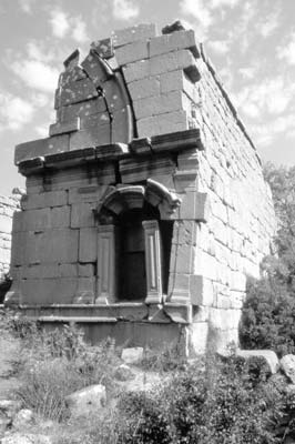 Typical ruins in the upper city of Termessos.