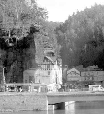 Village north of Decin, Czech Republic. Photo: Addison