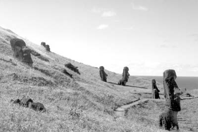 Rano Raraku quarry.