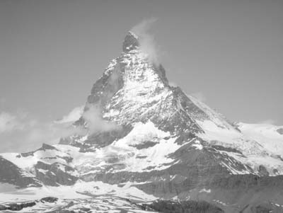 Glaciers surrounding the Matterhorn above Zermatt on one end of the trip over the top of the Alps and those glaciers near St. Moritz on the other end justify the Glacier Express’ name.