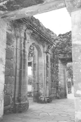 Interior of San Ignacio Mini church.