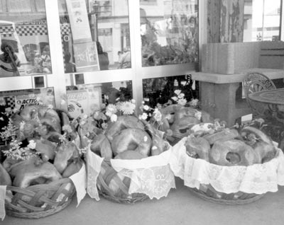 Bread prepared for the Feast of the Holy Spirit — Azores. Photo: Wardell