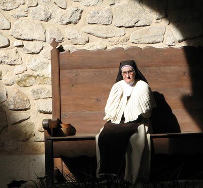 This friendly nun looked on as we toured the convent housed in the Palacio de los Duques de San Carlos, located just off Trujillo's Plaza Mayor.