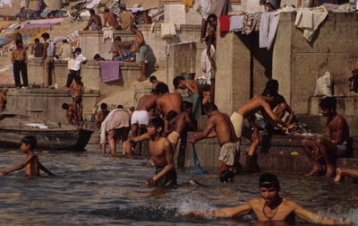 Activity on the Ganges.