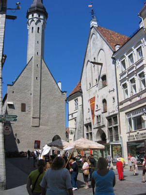 Tallinn’s town hall. 