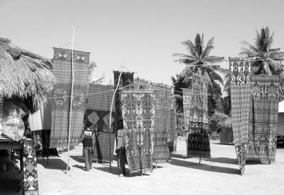 Ikat weavings in East Sumba. Photo: Neilson