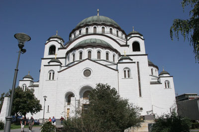 The unfinished St. Sava Church in Belgrade was started 80 years ago; it is expected to be finished in another 15 years. — Photo by David Prindle