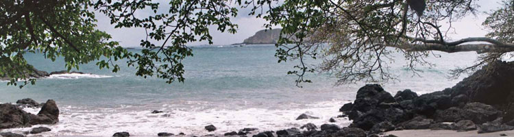 Beach at Manuel Antonio National Park.