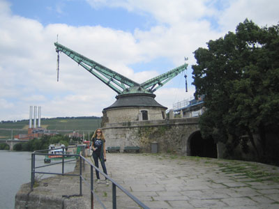 Alter Kranen (old crane), Würzburg, Germany