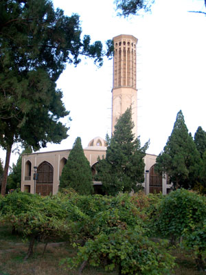 Bagh-e-Doulatabad’s magnificent badgir towers over the garden.