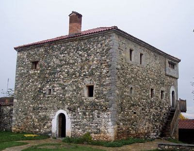 A traditional kulla outside of Peja, Kosovo.