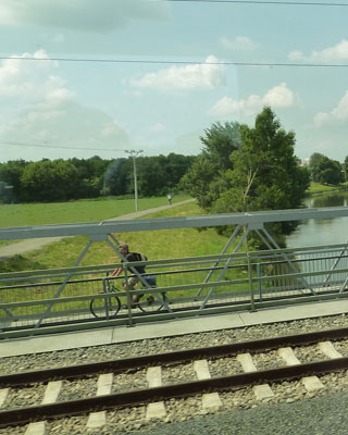 The optical image stabilizer in my Lumix DMC-ZS5 made this shot taken from a moving train clear and sharp. This was near Pardubice, Czech Republic, as we headed from Prague to Vienna (a great trip, by the way) in May ’11. Photo: Steve Jones