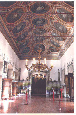 The Hall of the Swans — National Palace, Sintra. Photos: Skurdenis