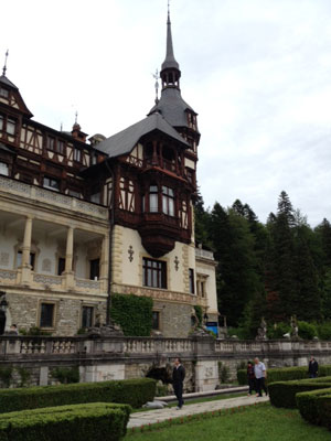 Peleș Castle near Sinaia, Romania.