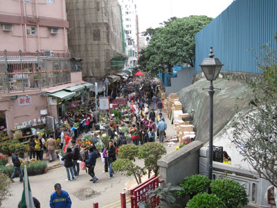 Flower Market Road in Hong Kong. Photo: Cohen