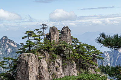 View of the Yellow Mountains.