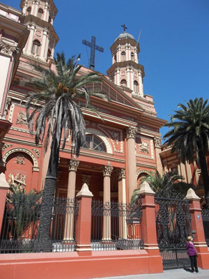 Church in the Plaza Brasil section of Santiago, the departure city for our Easter Island visit.