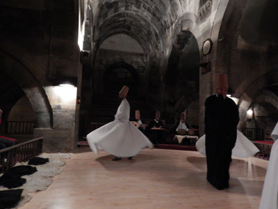 Whirling dervishes in Konya.