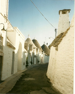 Trulli in Alberobello. 