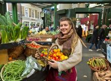 The most colorful shopping in Europe — and the most engaging way to assemble a picnic — is at lively markets like Borough Market in London.