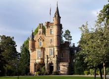 Family residence at Aigas Field Centre — Beauly, Scotland. Photo by Edna R.S. Alvarez