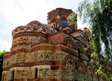 View of a medieval Eastern Orthodox church in the historic town of Nessebar.