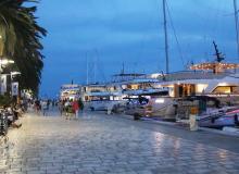 Each night we would dock at some wharf and stay there during the night. The boats would “raft up,” and we had to walk through several boats to get to ours.