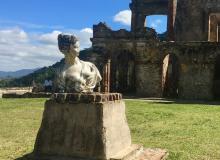 The ruins of the beautiful Sans-Souci Palace.