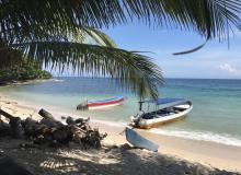 A section of Cocalito Beach near Jeanette Kawas National Park.