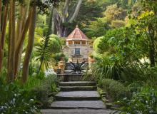 The “Italianette-style” addition at the entrance to the garden. Photo courtesy of Tresco Abbey Garden