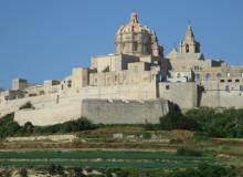 Panorama of the walled city of Mdina. Photos by Theodore Liebersfeld