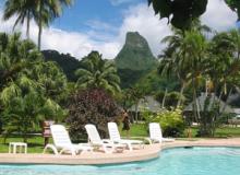 Swimming pool at Club Bali Hai Hotel, Moorea.