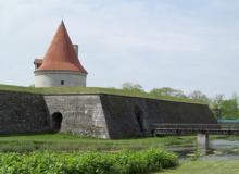 Kuressaare Castle as seen from our window in the Ekesparre Boutique Hotel — Saaremaa, Estonia. Photos by Julie Skurdenis