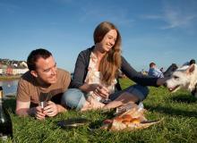 Treat yourself to a picnic in a park with a view — and make friends with the locals while you eat. Photos by Rick Steves