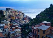 View from our apartment in Manarola, Cinque Terre, Italy.