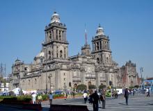 Metropolitan Cathedral on the Zócalo.