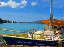 This interisland schooner provides transport between Praslin and La Digue island