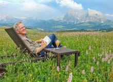 The Dolomites, ideal for hiking … or thinking about hiking. Photo by Rick Steves