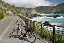 A bike ride between Levanto and the sleepy village of Bonassola offers up views of the Italian Riviera’s stunning coastline.