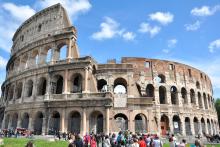 Consider skipping the Colosseum’s crowded interior and just enjoying it from the outside. Photo by Cameron Hewitt