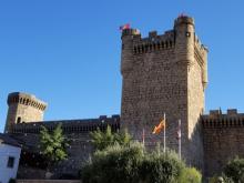 Two of the keeps at Parador de Oropesa in Spain. Photo by Connie Martin