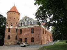 Raudonvaris Castle, west of Kaunas, Lithuania. 