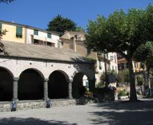 13th-century loggia, Piazza della Loggio, in Levanto.