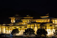 The Punakha Dzong, the second largest in Bhutan.