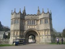 The gatehouse at Lanhydrock, Bodmin.